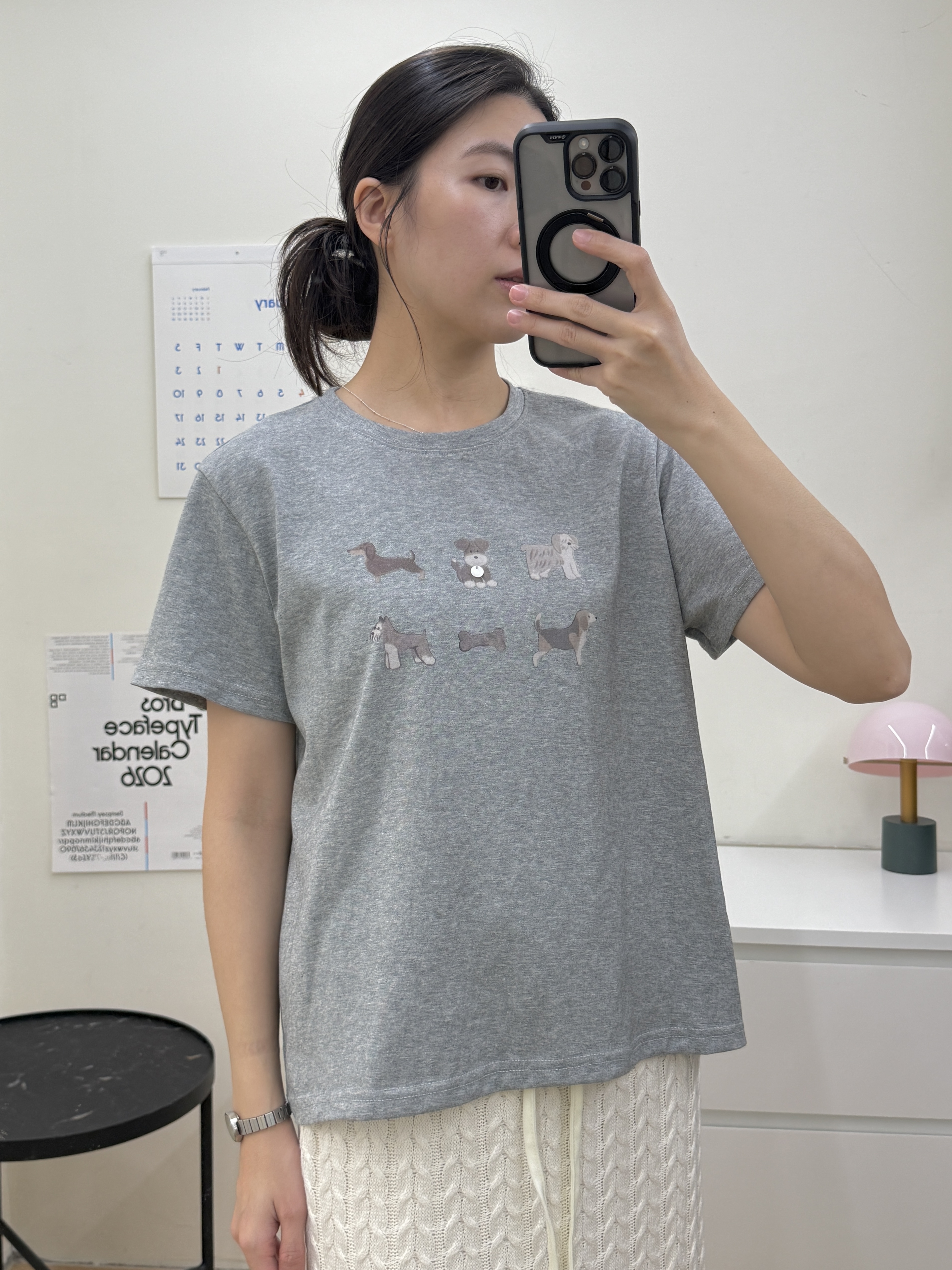 吊牌狗狗棉T*2色