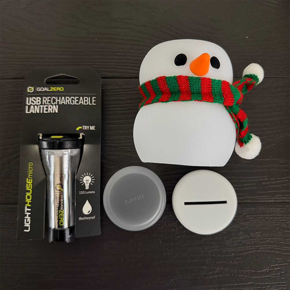 GOAL ZERO 燈具 GZ 32006+Claymore雪人燈罩-紅綠圍巾