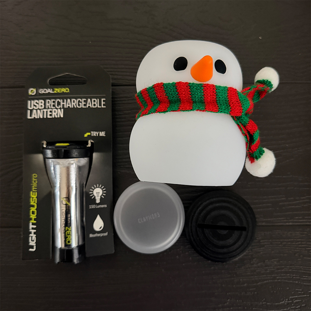 GOAL ZERO 燈具 GZ 32006+Claymore雪人燈罩-紅綠圍巾