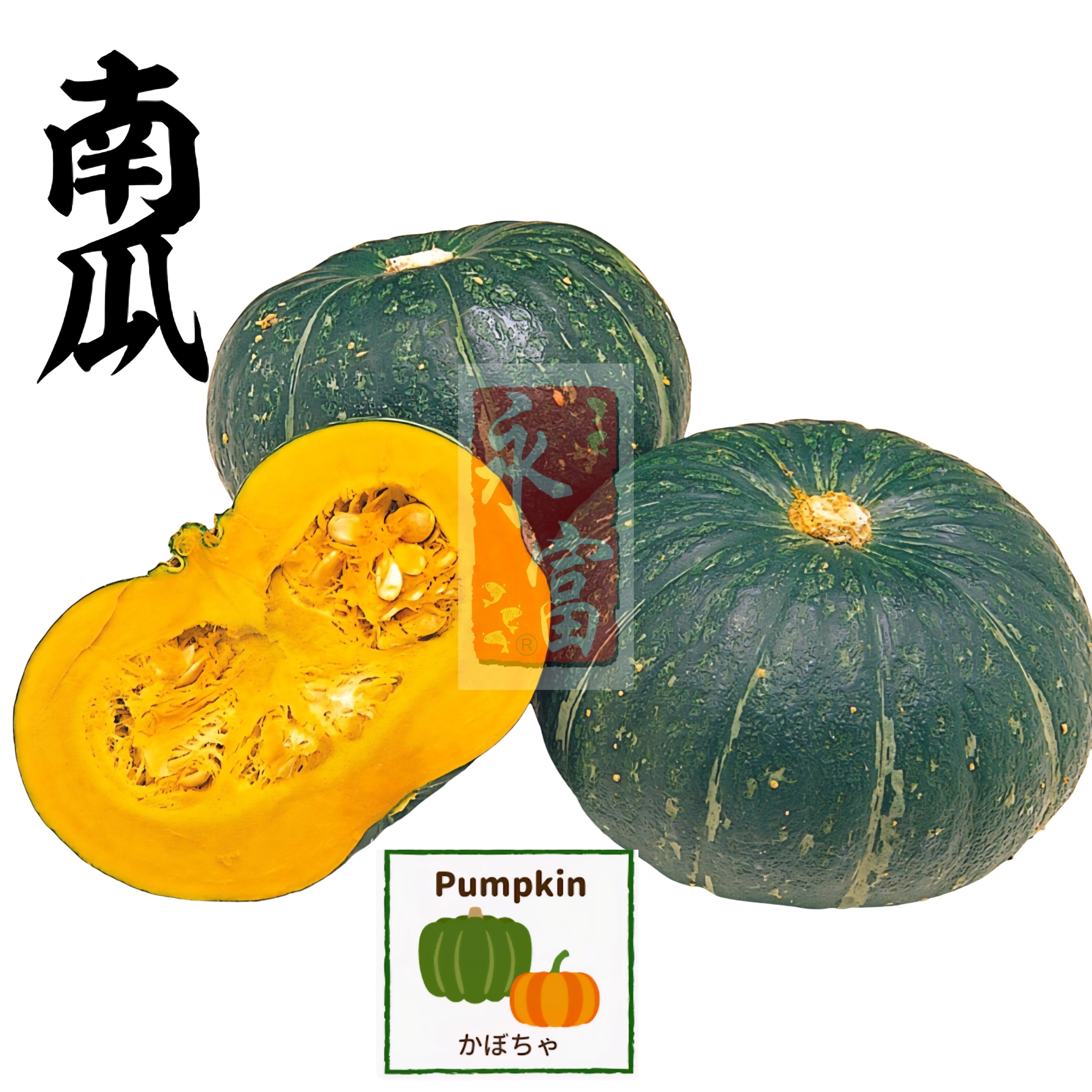 日本南瓜(1-1.2K)-1個
