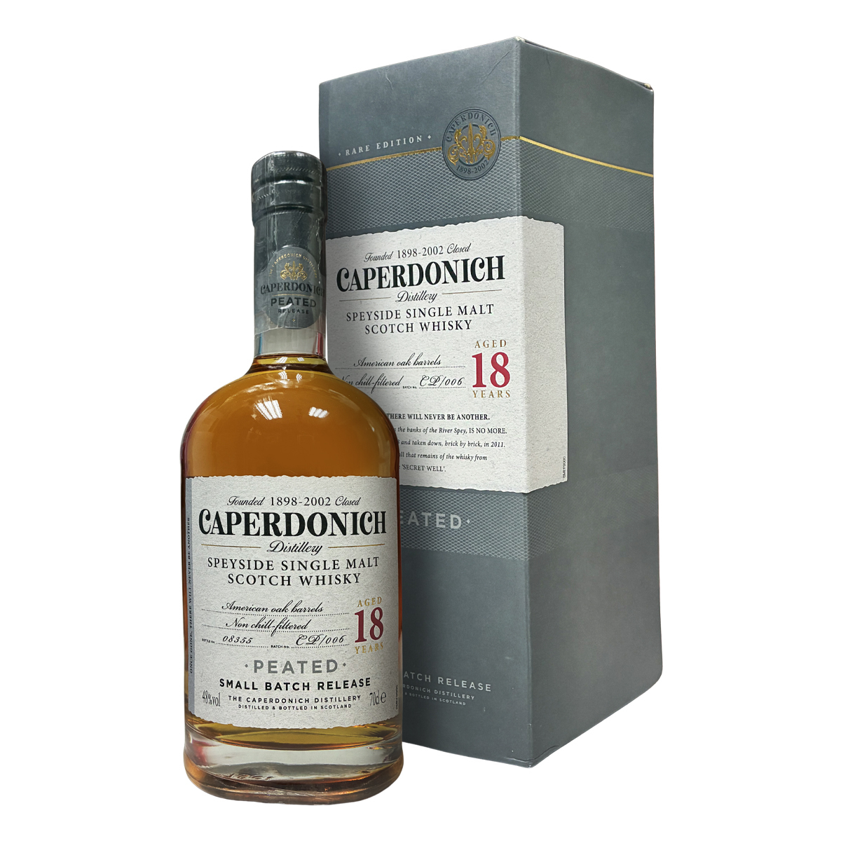 Caperdonich 18 Years Old Peated - Small Batch Release Batch CP/006 48%