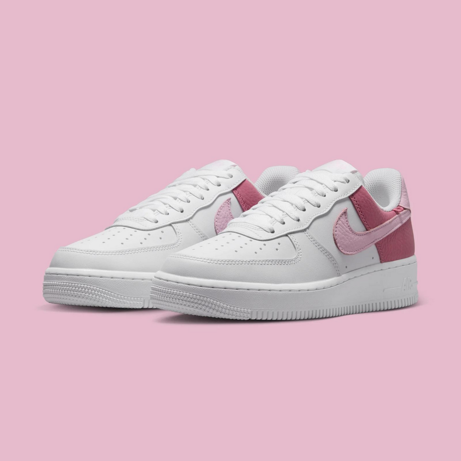 【預訂】 NIKE AIR FORCE 1 白深淺粉拼色-WOMEN