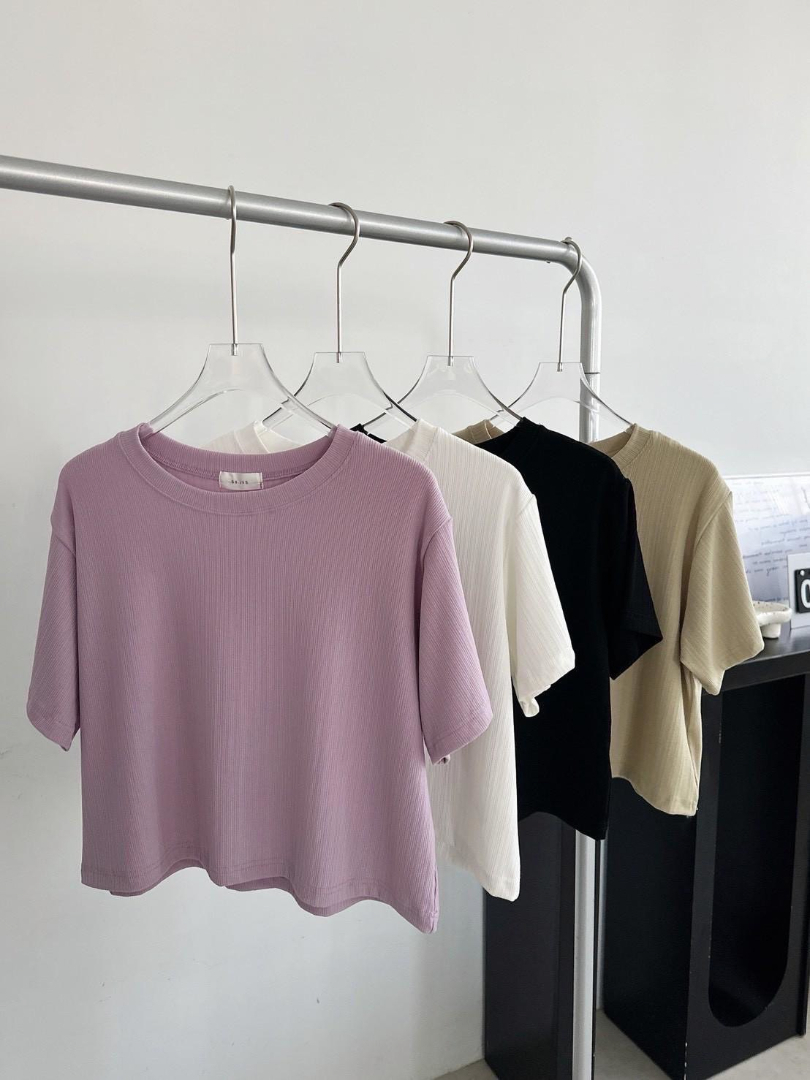 闆娘強力推薦款~韓系短版涼感短袖T恤