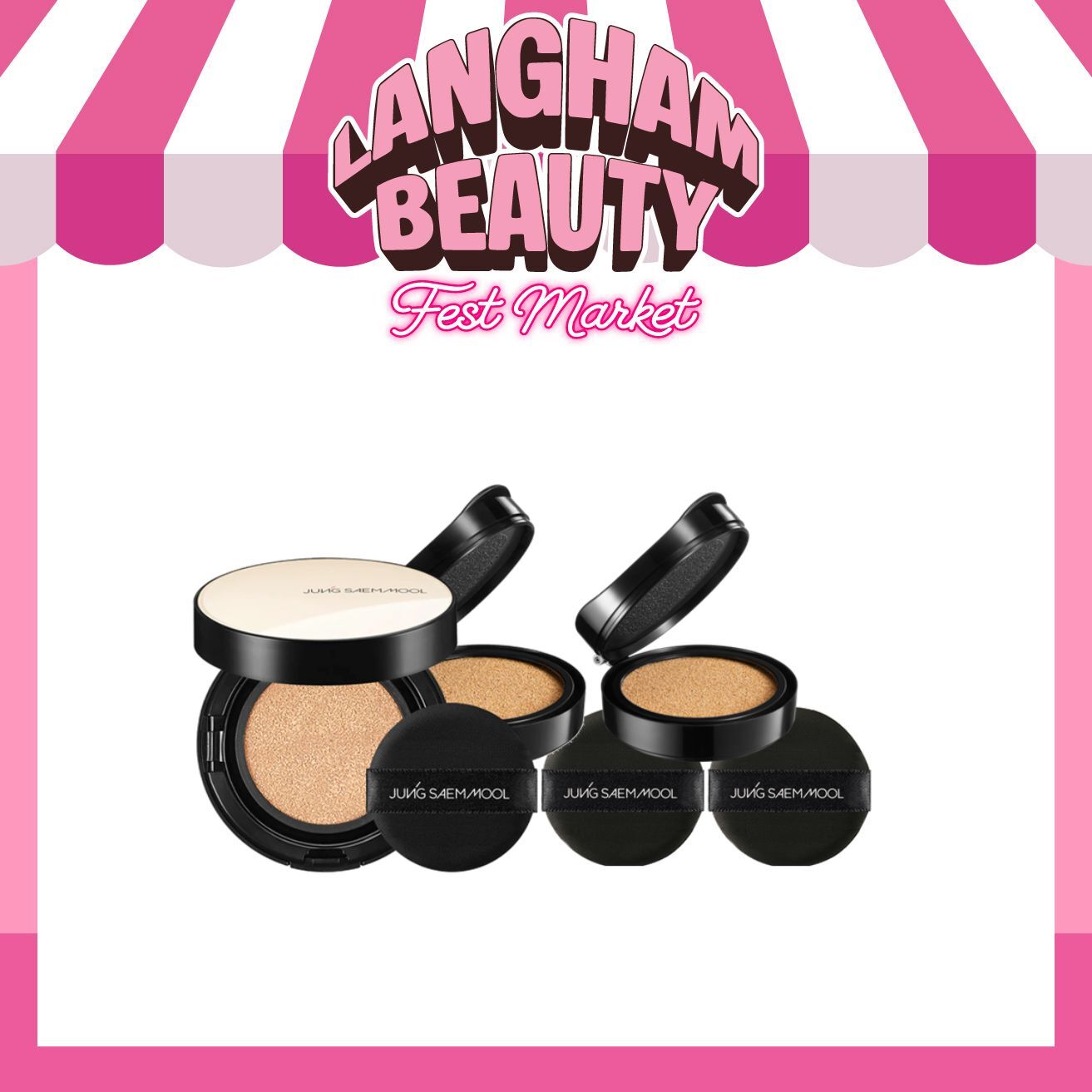 JUNG SAEM MOOL BEAUTY 三重持久裸膚氣墊粉底套裝