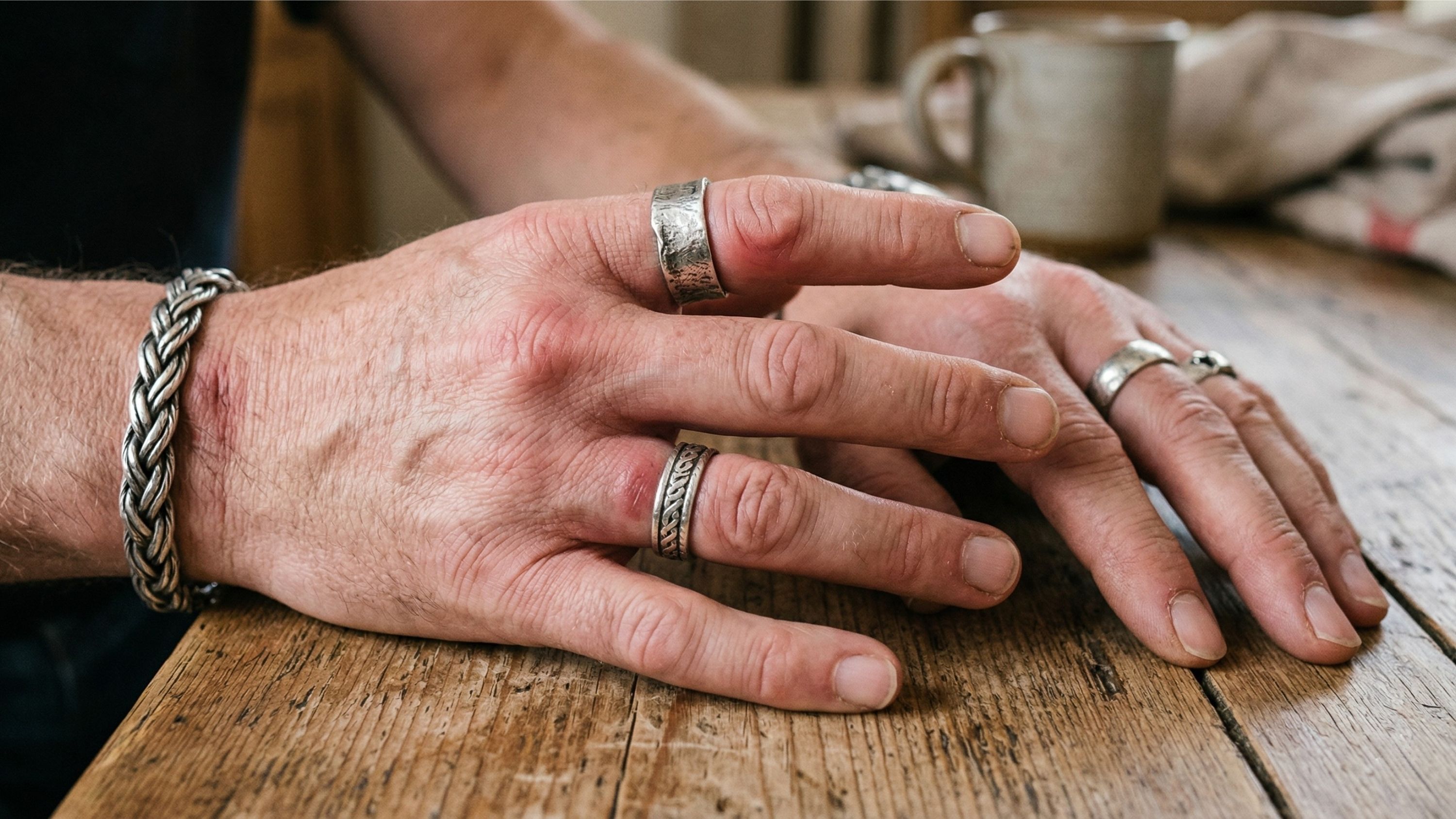 戴上尺寸不合的銀飾