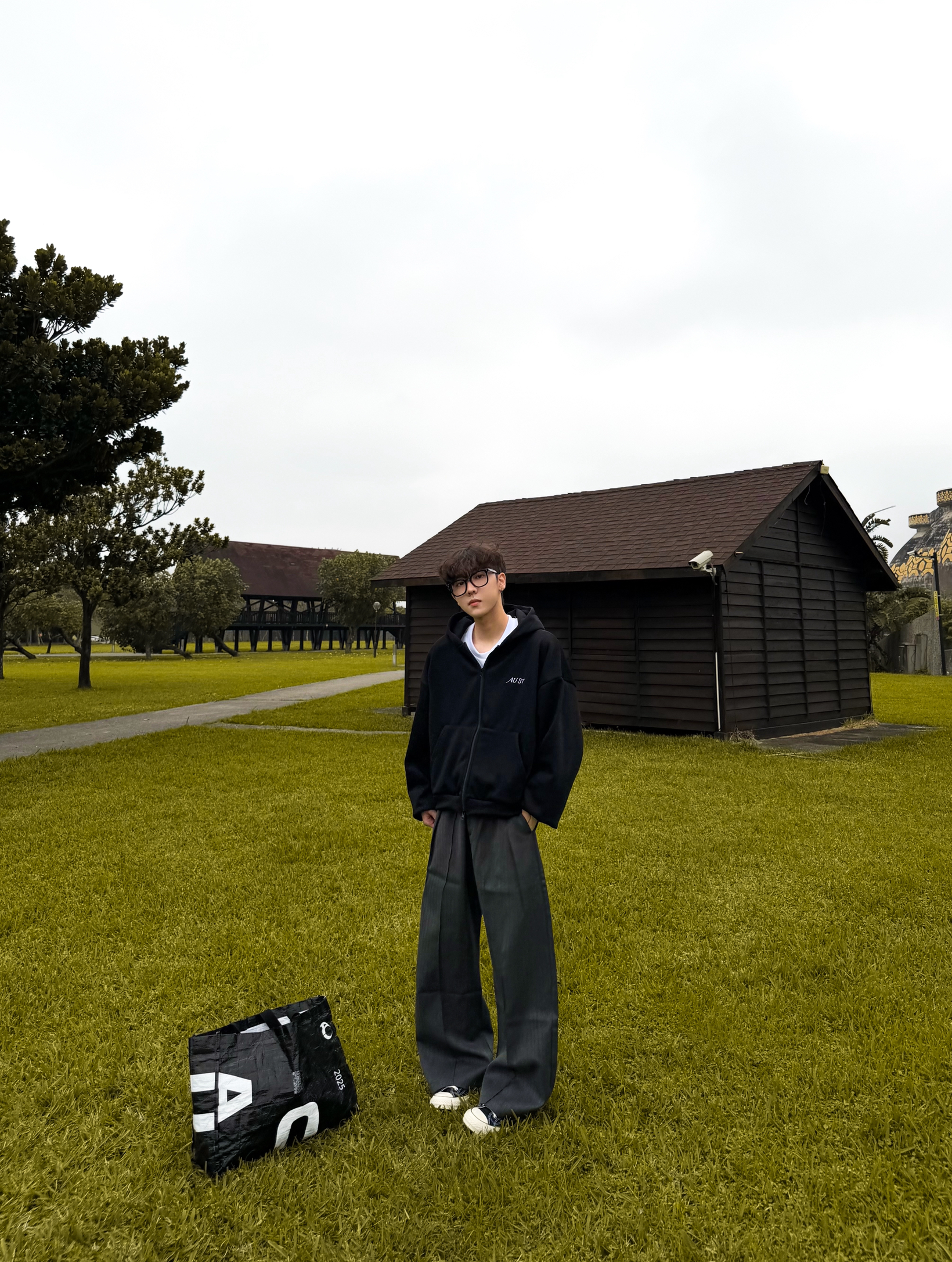 （部分現貨）韓系西裝老錢線條寬褲