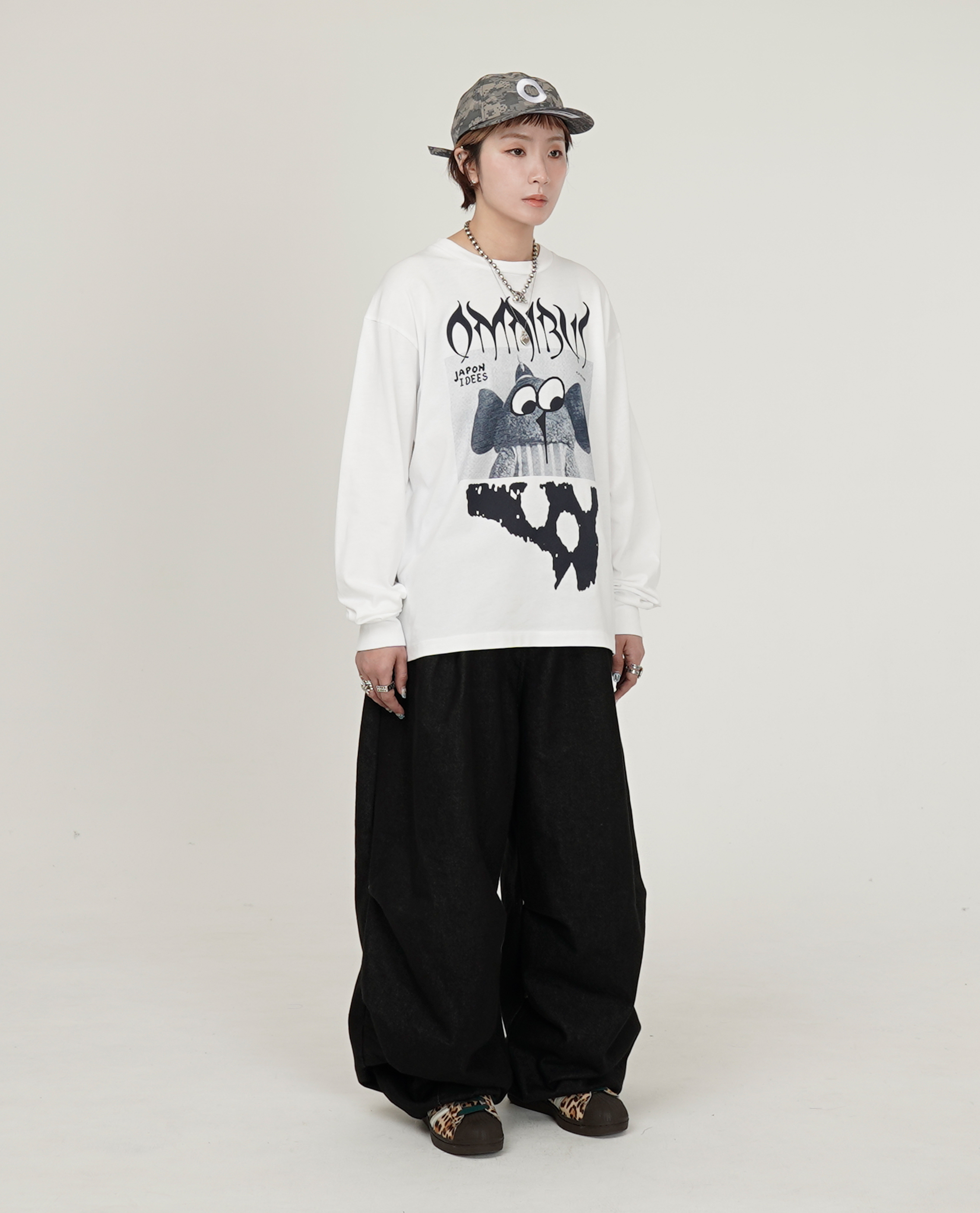 LOOSE JOINTS STEWART ARMSTRONG - 'OMNIBUS ' L/S TEE - 26SS