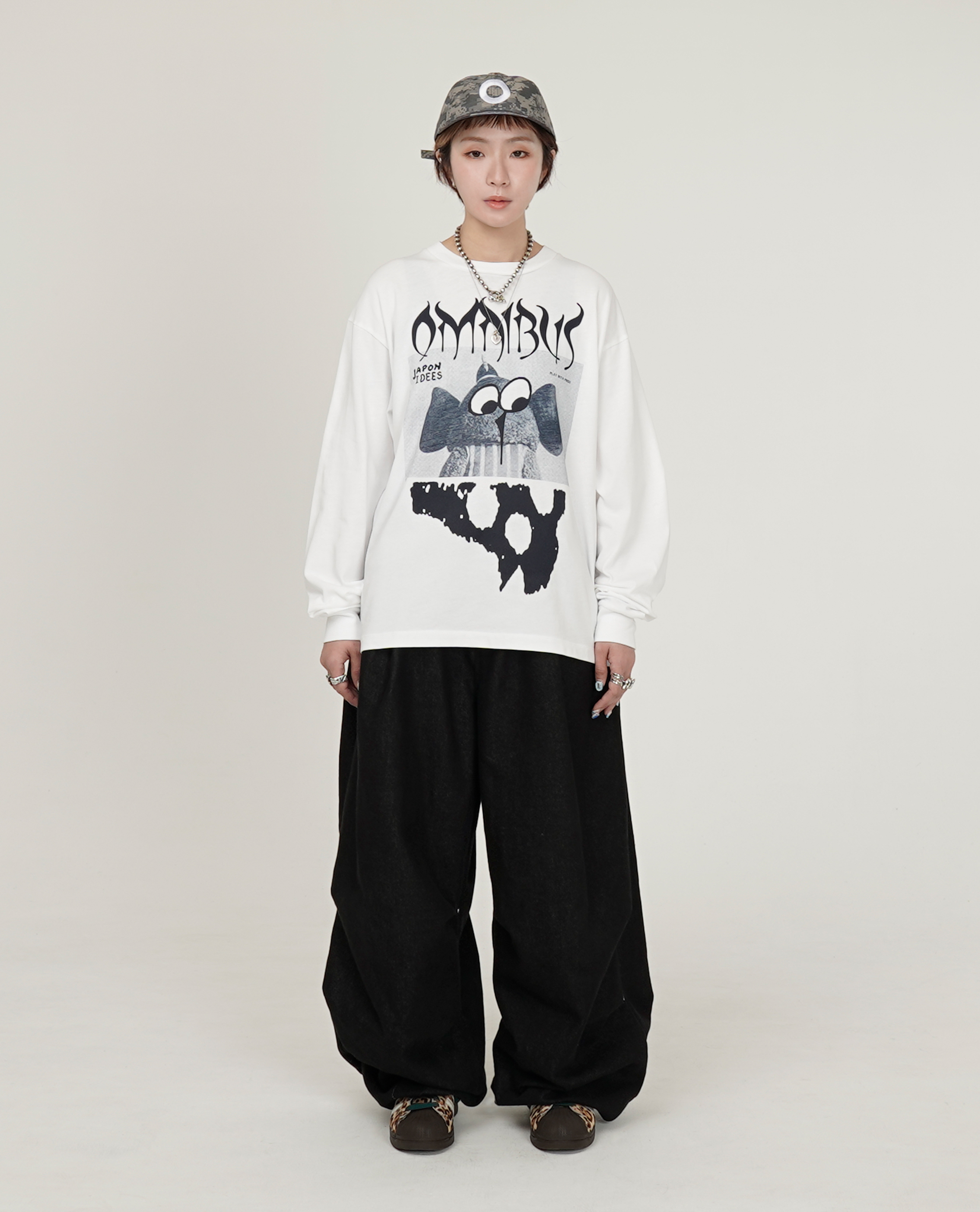 LOOSE JOINTS STEWART ARMSTRONG - 'OMNIBUS ' L/S TEE - 26SS
