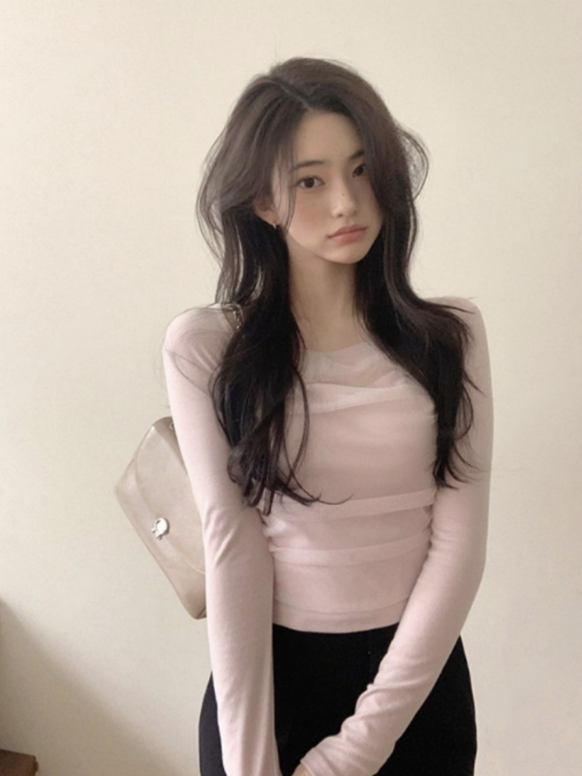 Willow 氣質方領雪紡上衣 [ 3色 / Free ]