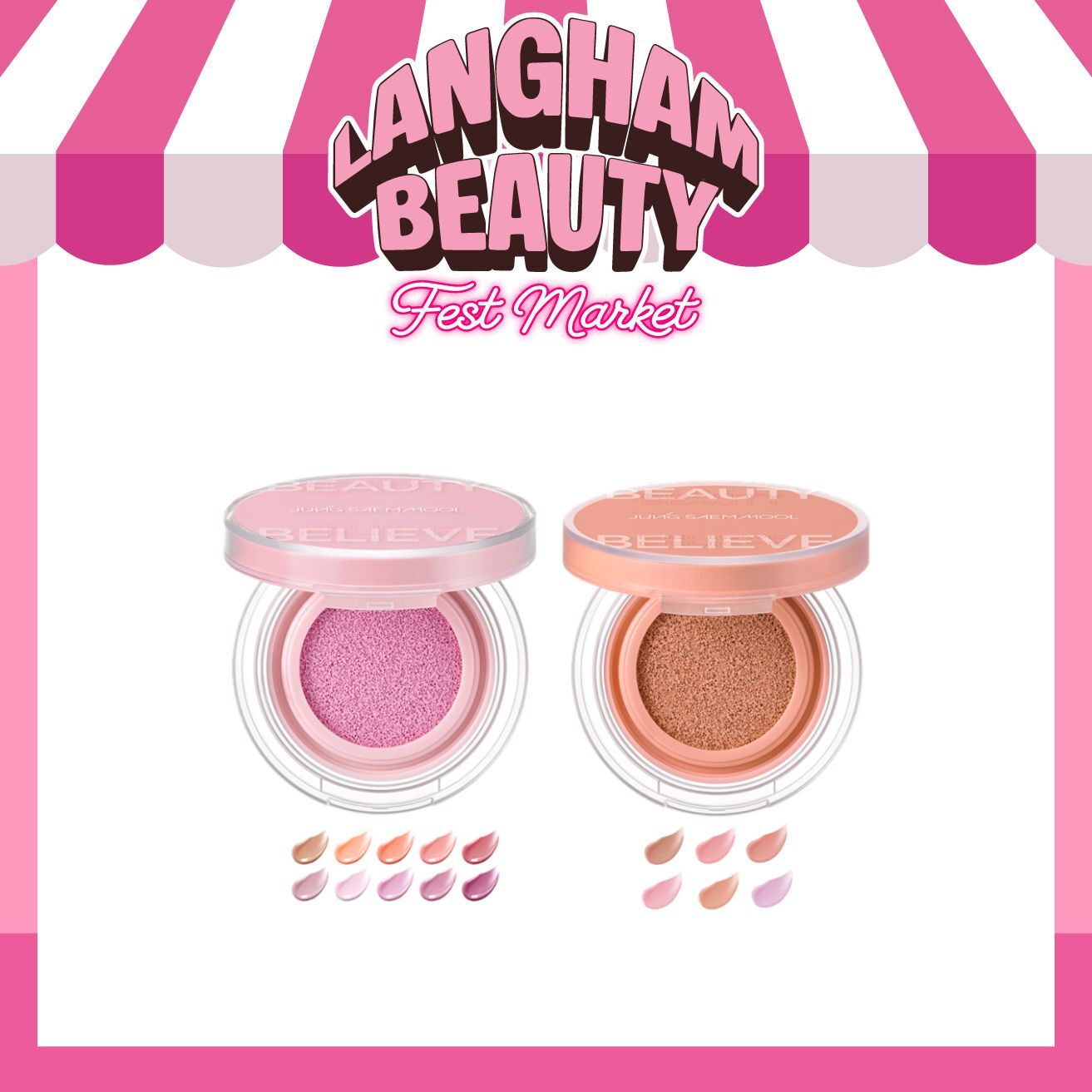 JUNG SAEM MOOL BEAUTY 彩妝師氣墊腮紅 2件套裝