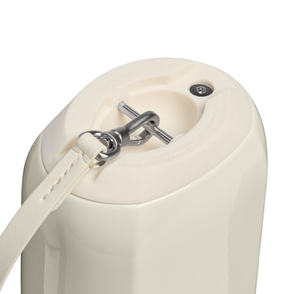 STANLEY ALL DAY 系列 自由掛扣隨行水壺 0.47L / 光澤奶油白+圈圈反光背帶