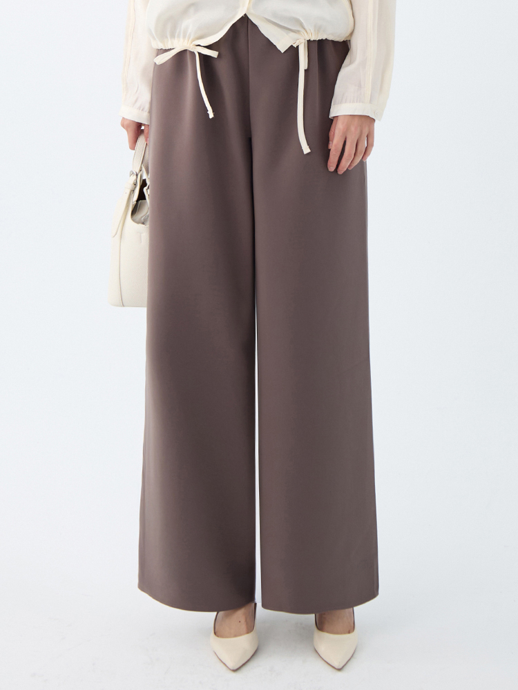 OH!HER 鬆緊垂墜大寬褲