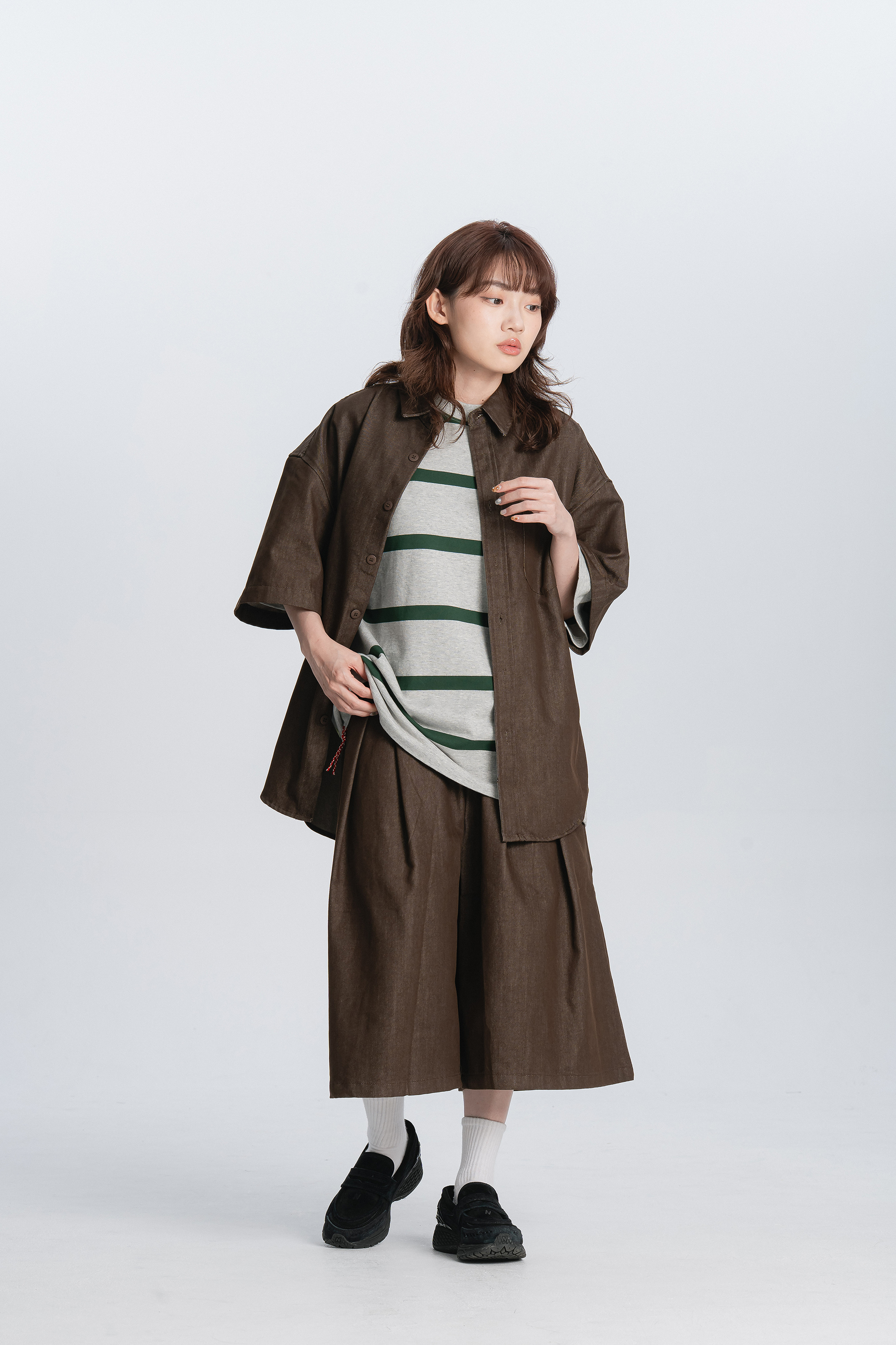 Fresh Start｜素面質感套裝短襯 3色