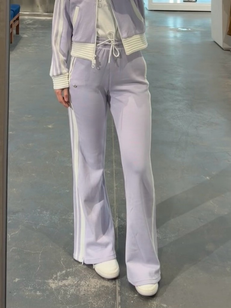 【預購】Adidas Originals Track Top W 短版運動外套 運動喇叭褲 柔霧紫 KY2151 Ky2198