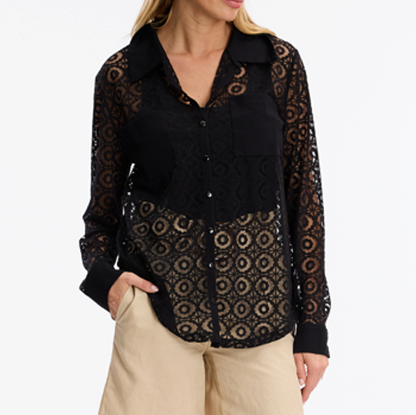 1LU0330-150 [LEO & UGO] Shirt Black #TEW550-BLACK (EU)