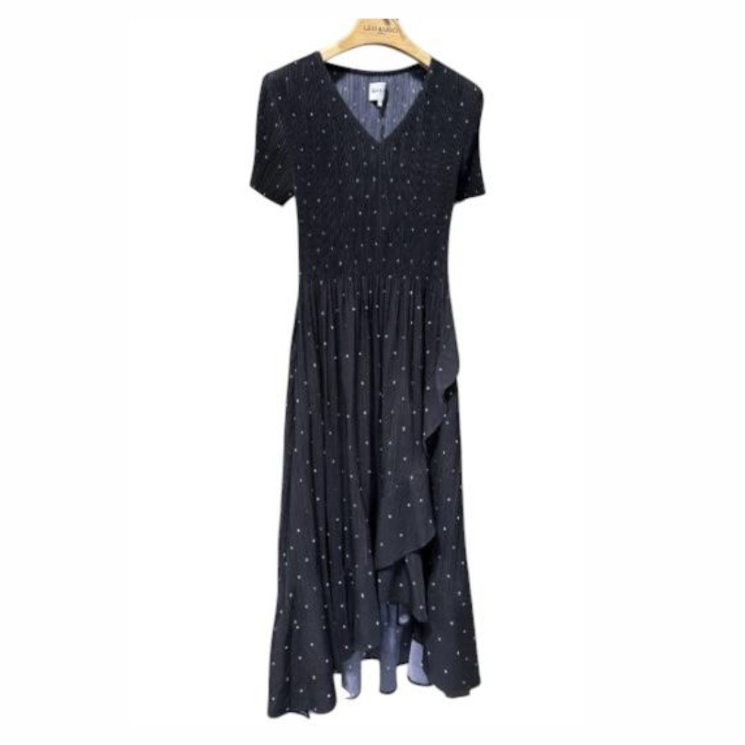 1LU0330-163 [LEO & UGO] Dress Black/White #KER302-BLKWH (EU)