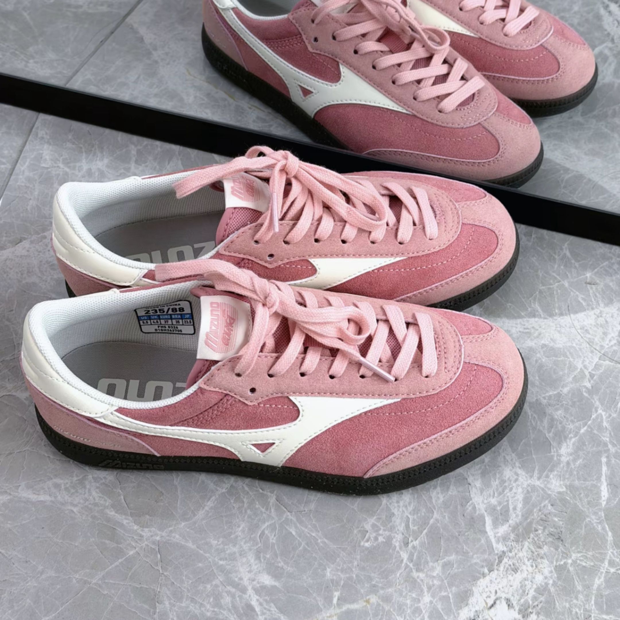 NICEDAY 代購 Mizuno CT 01 粉紅色 粉白 桃紅 薄底 復古 板鞋 D1GH262705