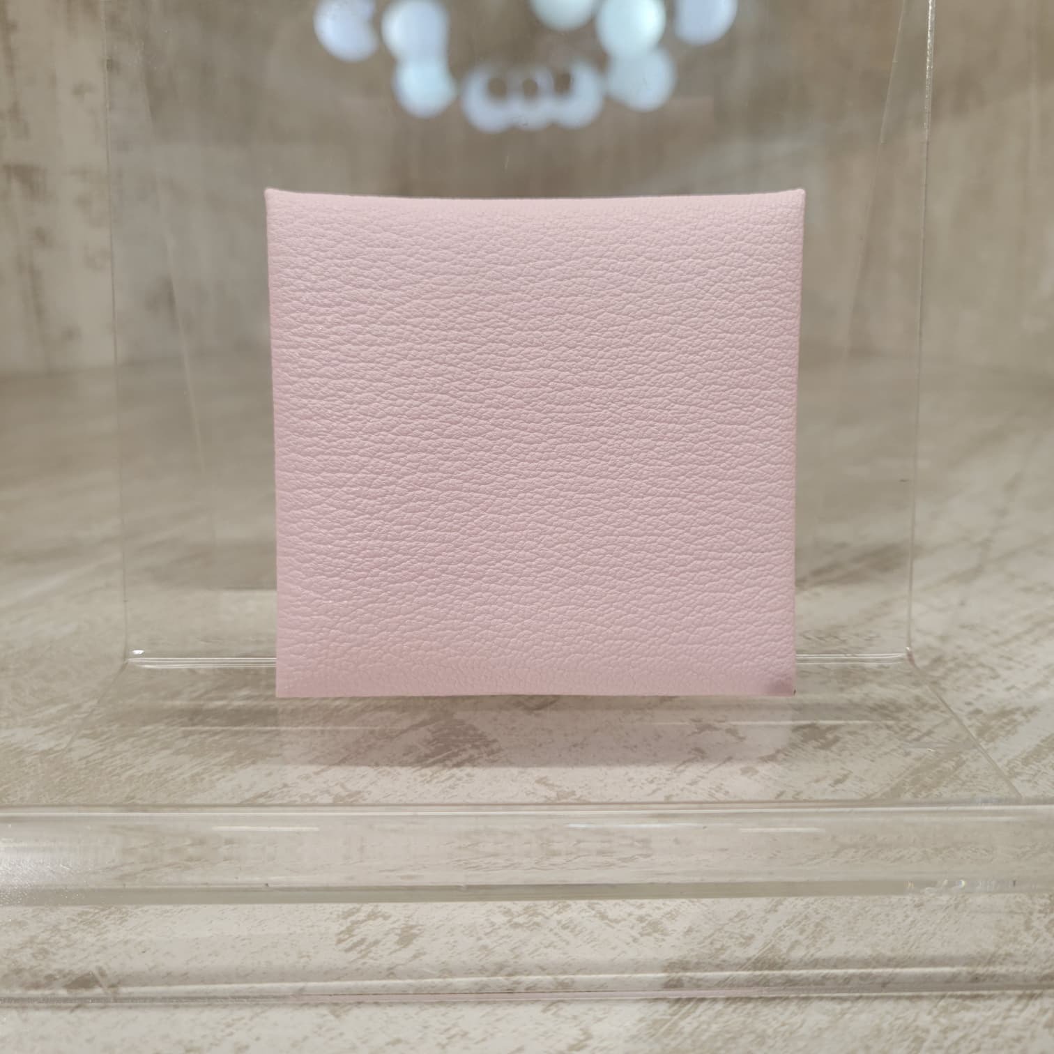 HERMES BASTIA M7 ROSE DARLING CHEVRE MYSORE 戀愛粉 山羊皮