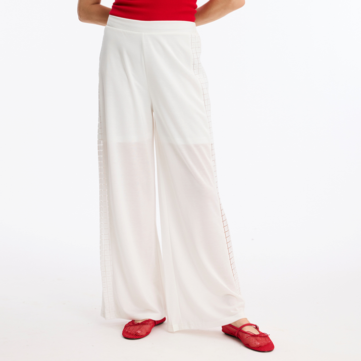 1LU0330-157 [LEO & UGO] Trousers White #TEWP558-WHITE (EU)