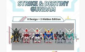 [QMSVmini] 突擊高達 & 命運高達 (BOX OF 8)