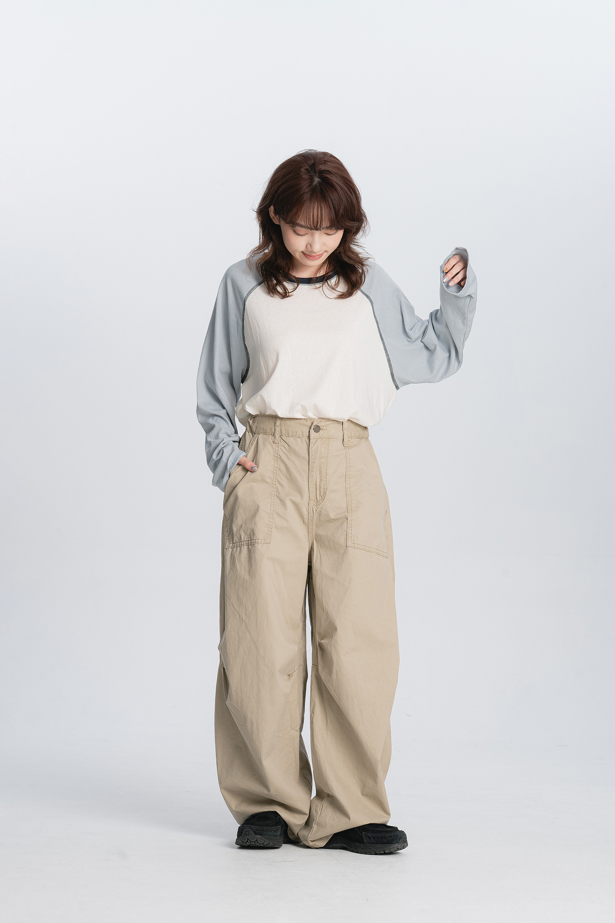 Fresh Start｜薄料款降落傘工作長褲