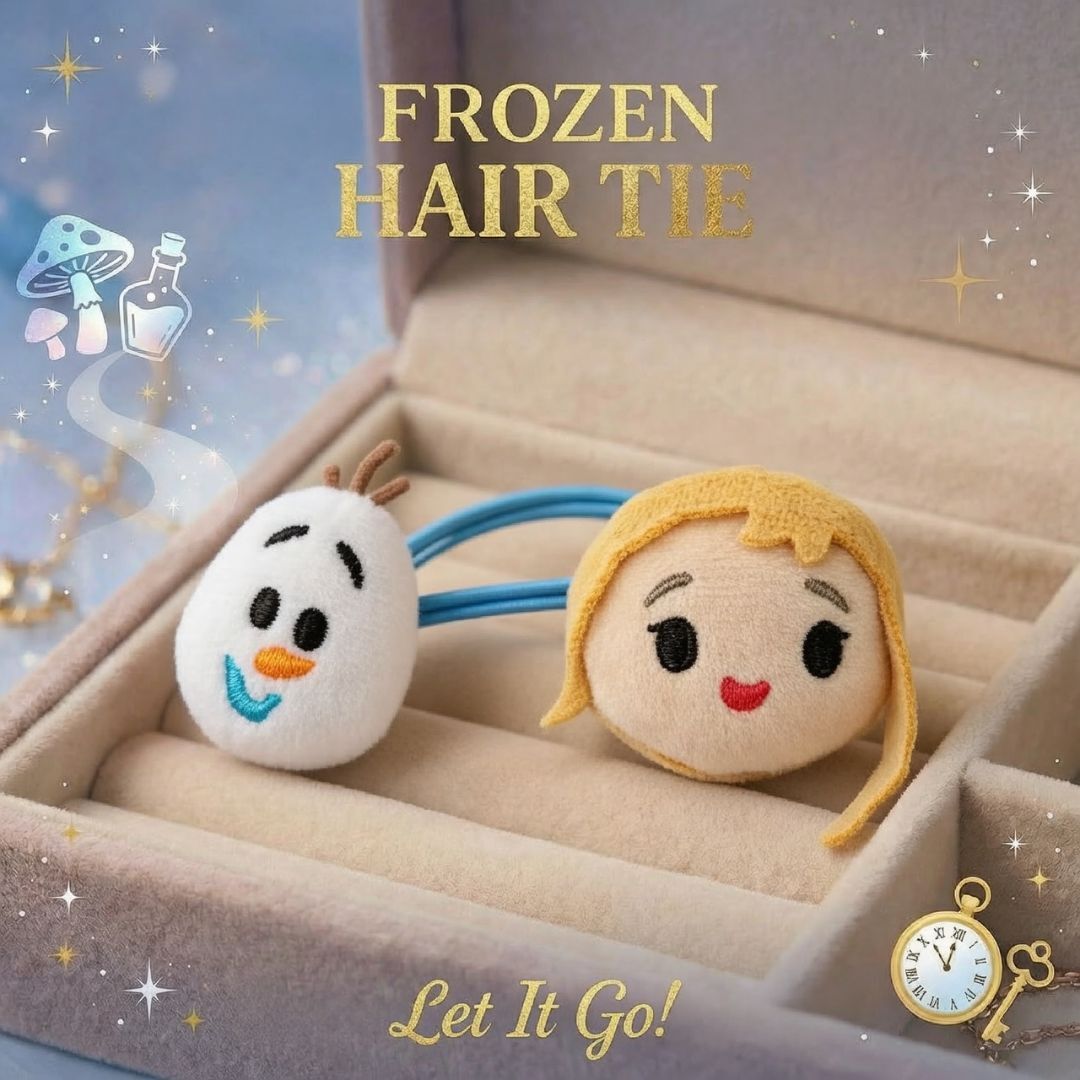 迪士尼魔雪奇緣 - 兒童髮飾 3D髮帶 毛絨頭