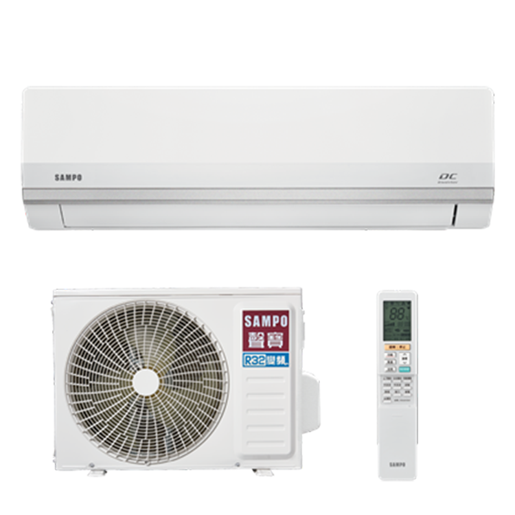 SAMPO 聲寶 6-8坪 星幸福NH系列 變頻(冷暖)一對一冷氣(AU-NH50DC+AM-NH50DC)