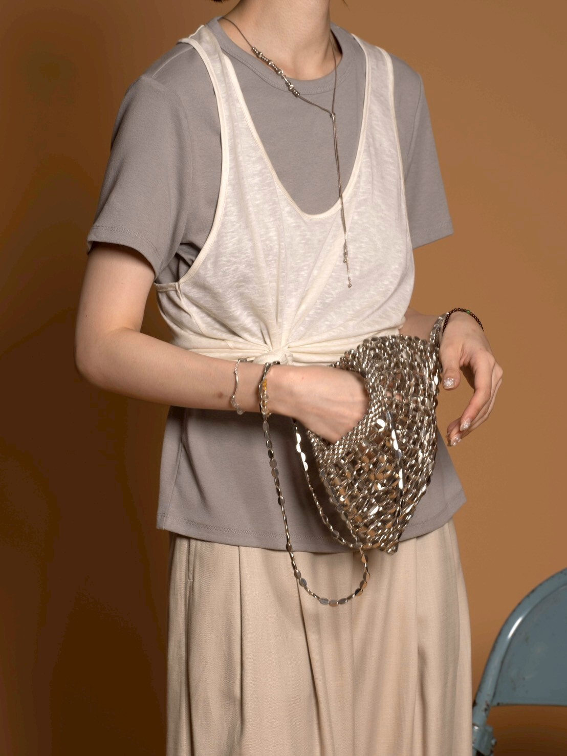 不挑身型的後中線爆彈T/9色均碼/溫柔灰