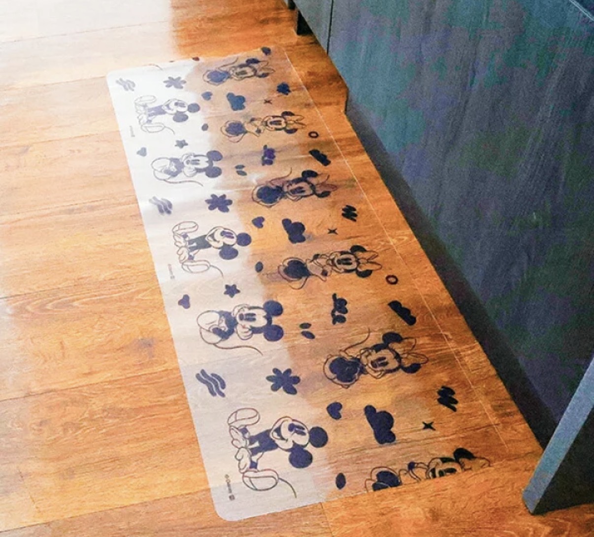 JP 米奇米妮 透明款廚房專用地墊 4497 TK260330