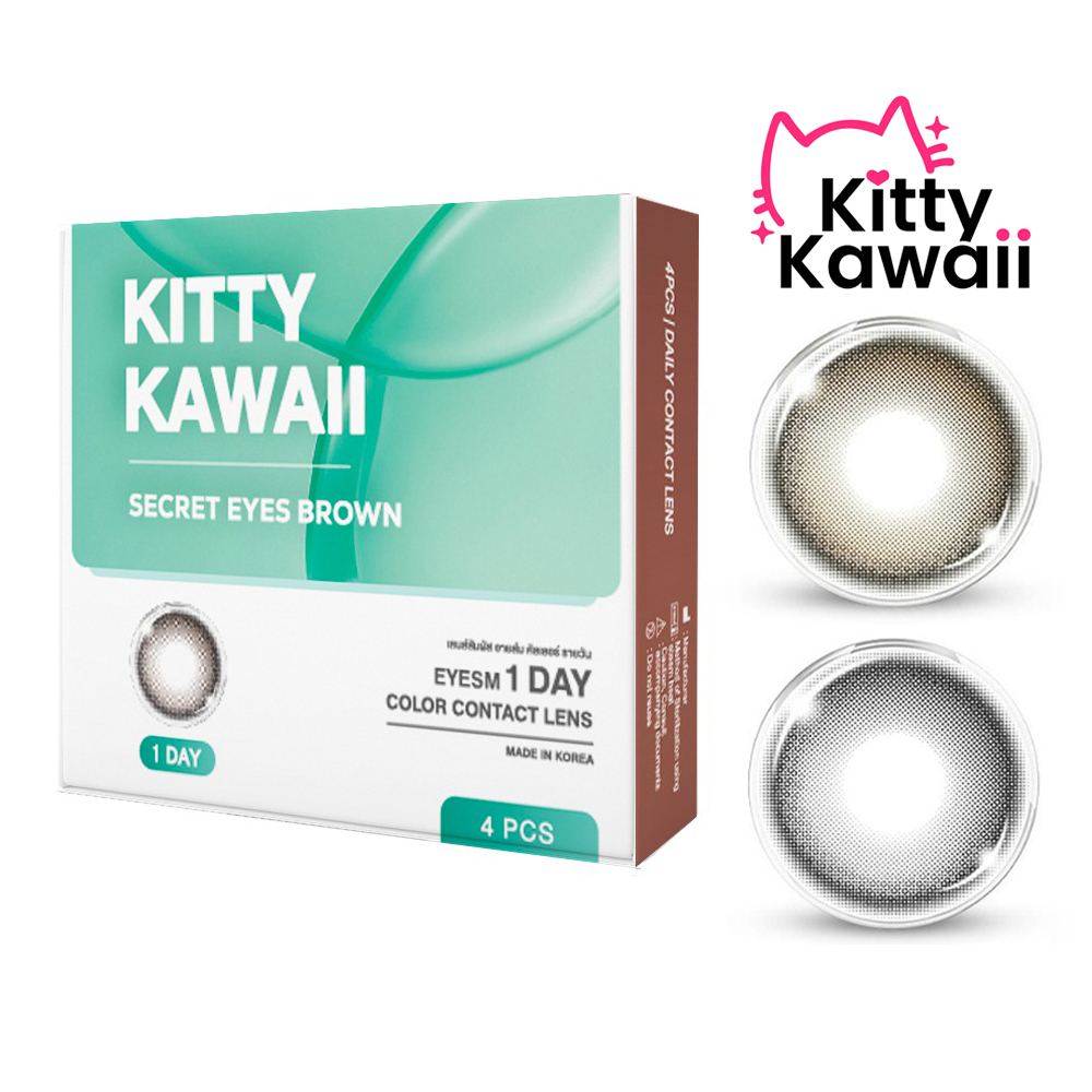 Kitty Kawaii 1 Day 美瞳 彩色 日拋 隱形眼鏡 4/8/20片 韓國製造