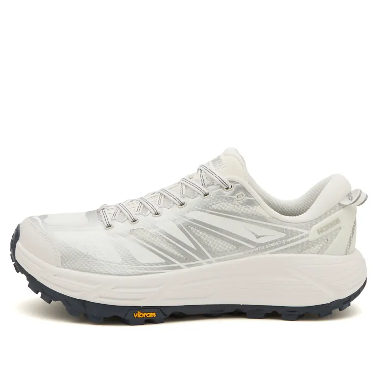 Hoka One One Mafate Speed 2 White Silver | 1126851-WSLV