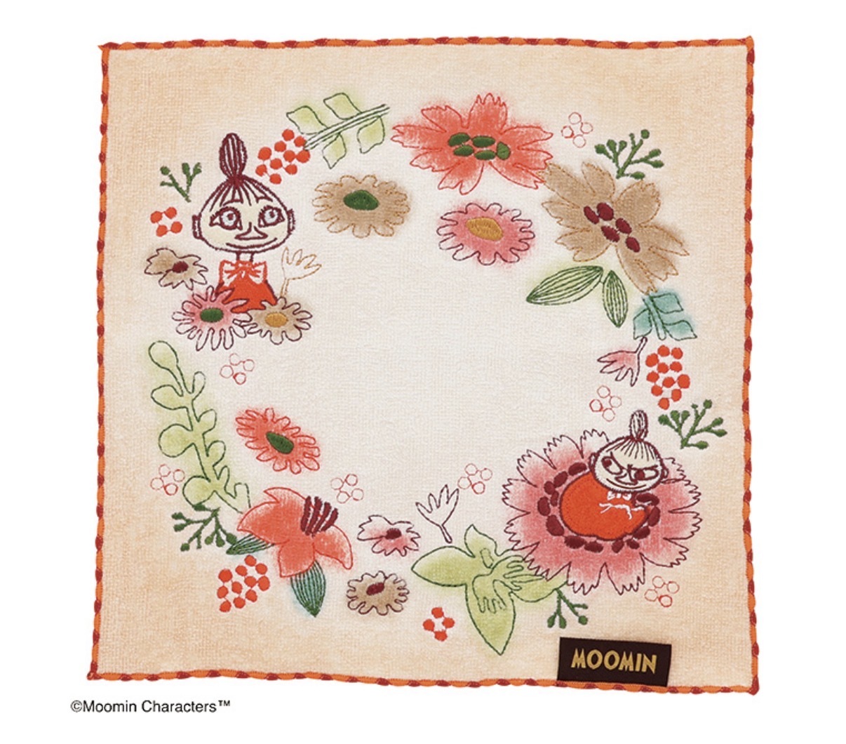 JP 阿美 全刺繡方巾 25x25 6819 TK260330