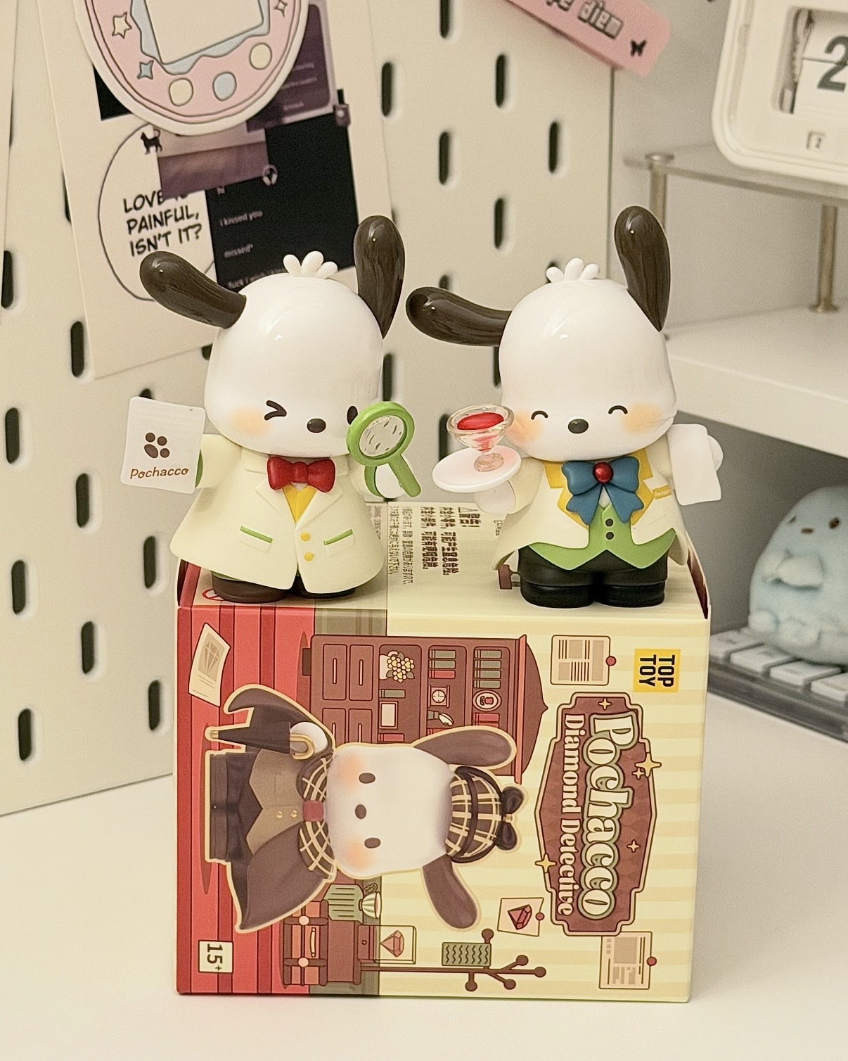 SANRIO 三麗鷗家族 POCHACCO 帕恰狗 鑽石偵探系列 公仔 擺設 盲盒 / 預購