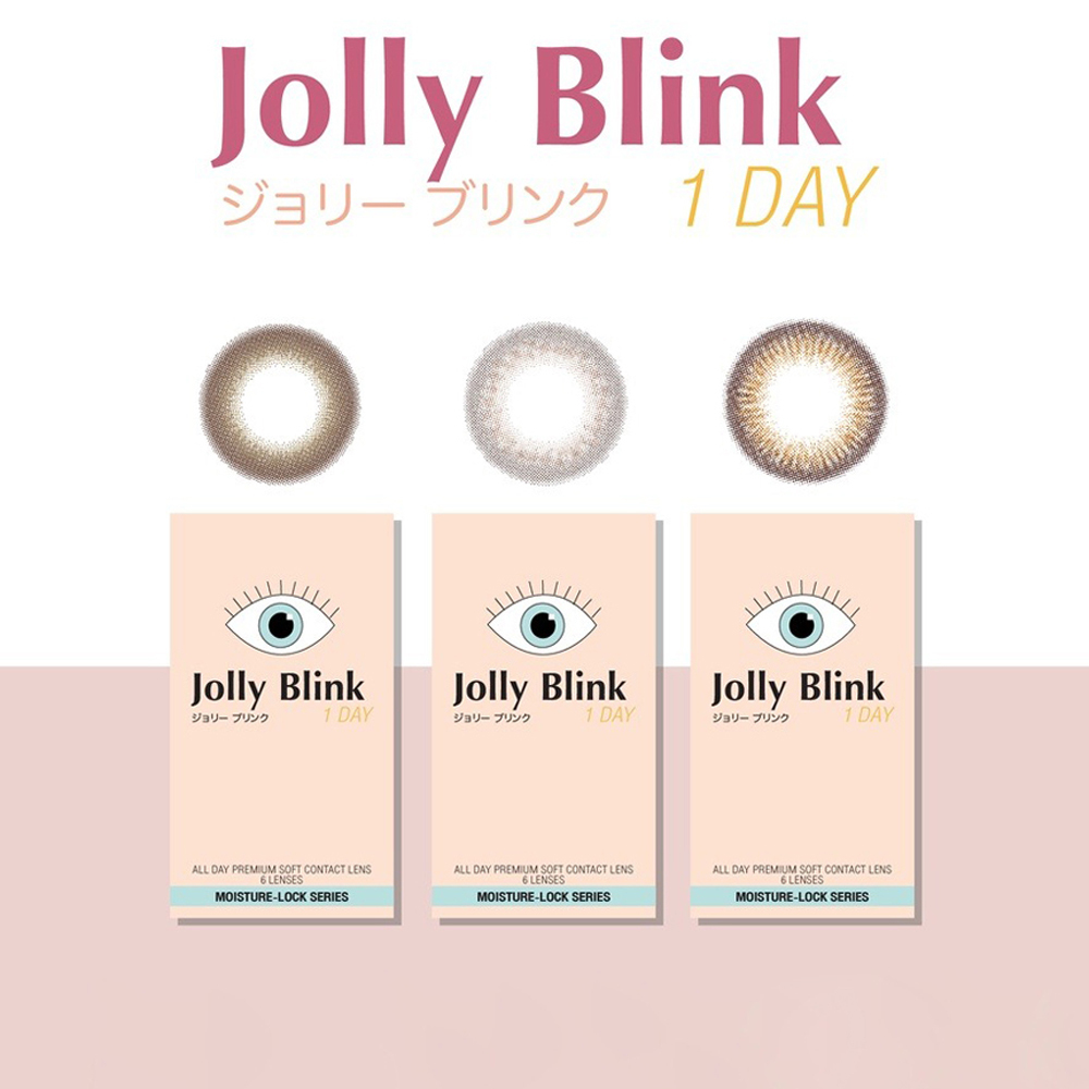 Jolly Blink 1 Day 美瞳 彩色 日拋 隱形眼鏡 6片 韓國製造