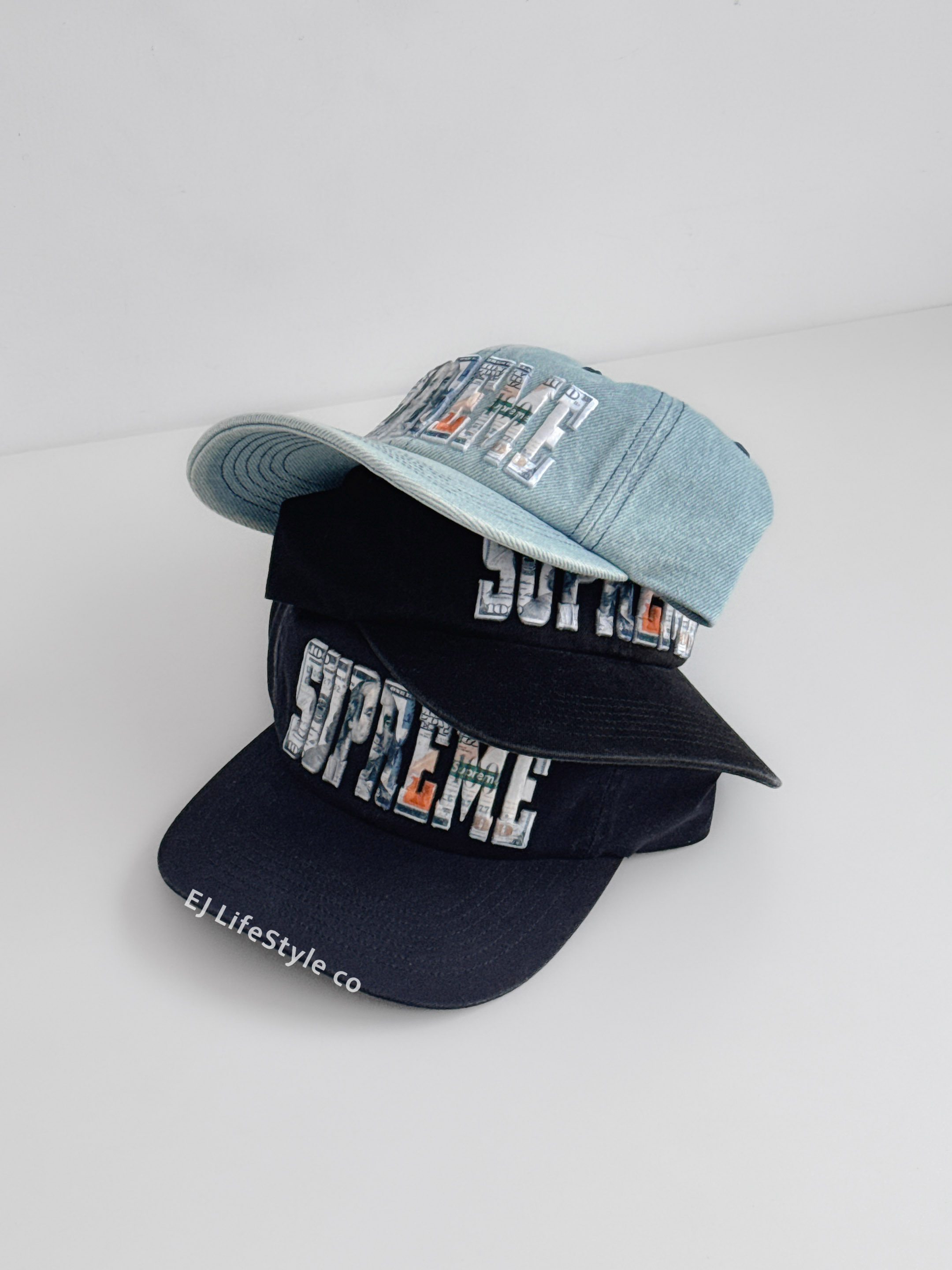 🇯🇵 SUPREME MONEY LOGO 6-PANEL 美金 LOGO 六分割老帽 / 現貨