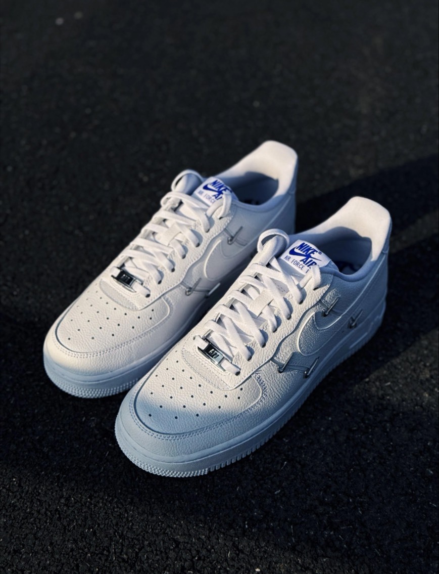 Nike Air Force 1 Low LX Chrome Luxe AF1 白藍四鈎 泫雅同款 女鞋 CT1990100