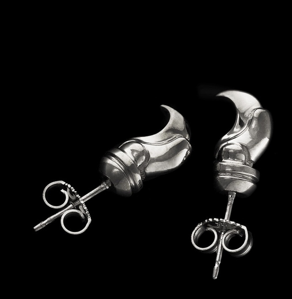 Crow Stud Earrings L