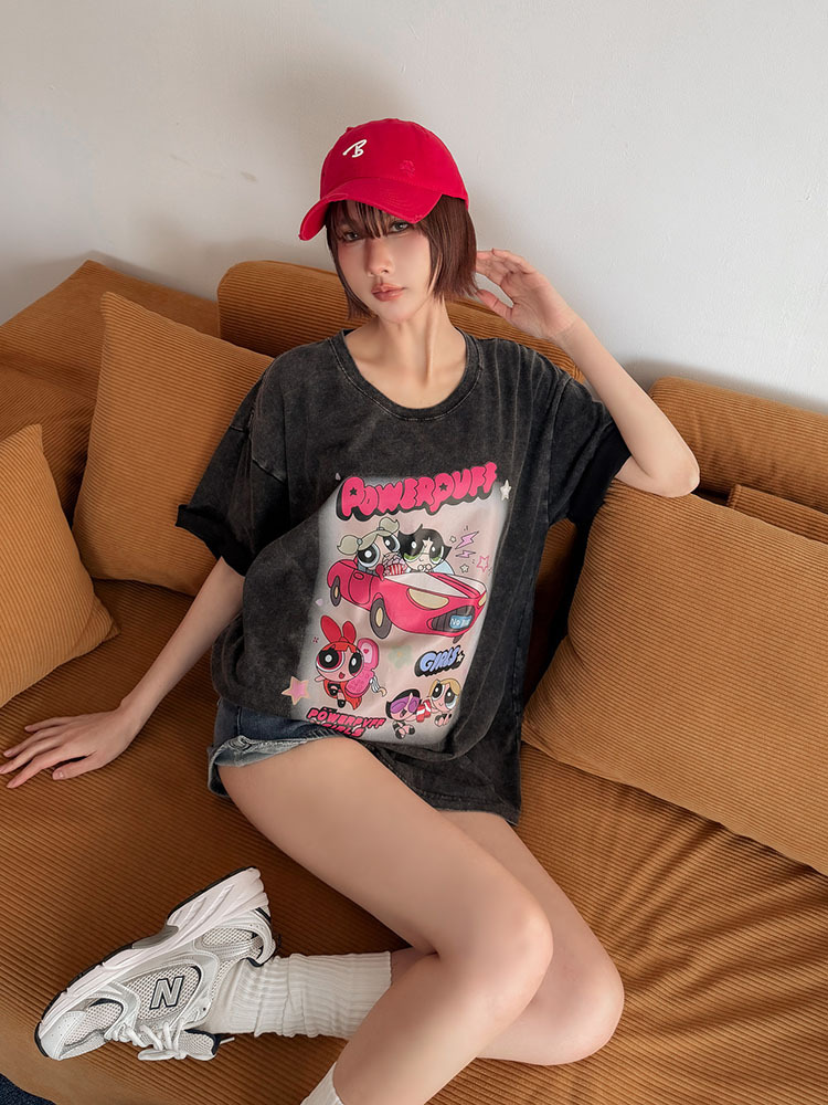 巨Q爆款推薦 ! oversized水洗T (2款)