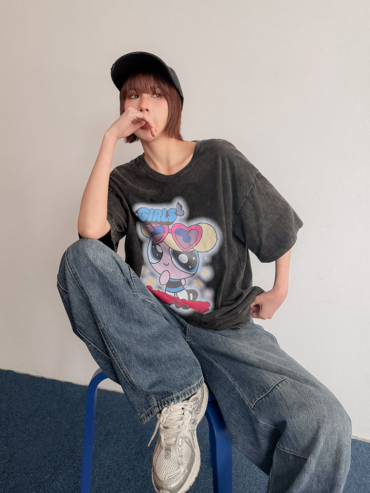 巨Q爆款推薦 ! oversized水洗T (2款)