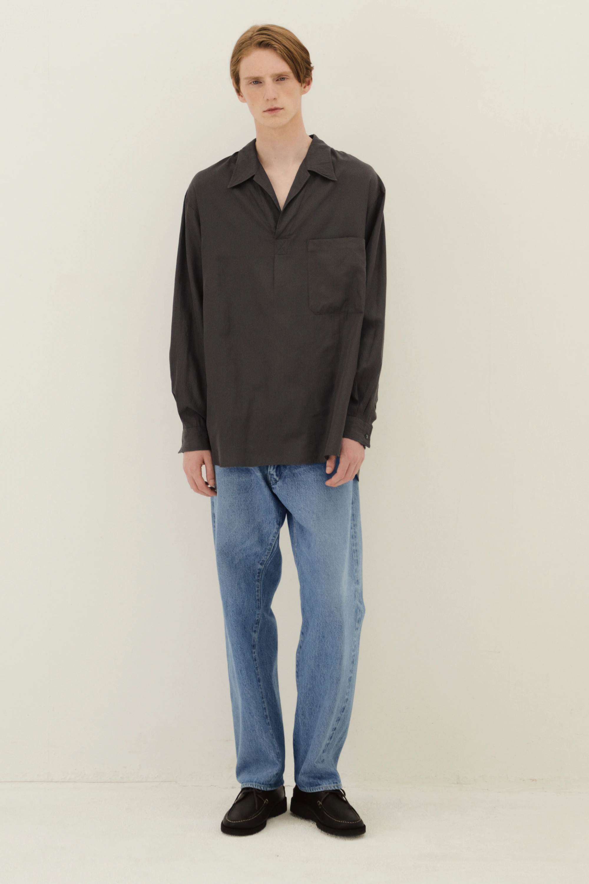 KAPTAIN SUNSHINE 5P ZIPPER FRONT DENIM PANTS