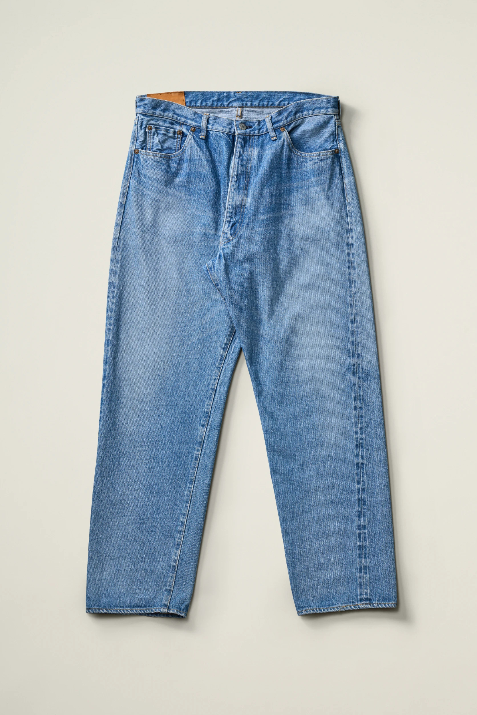 KAPTAIN SUNSHINE 5P ZIPPER FRONT DENIM PANTS