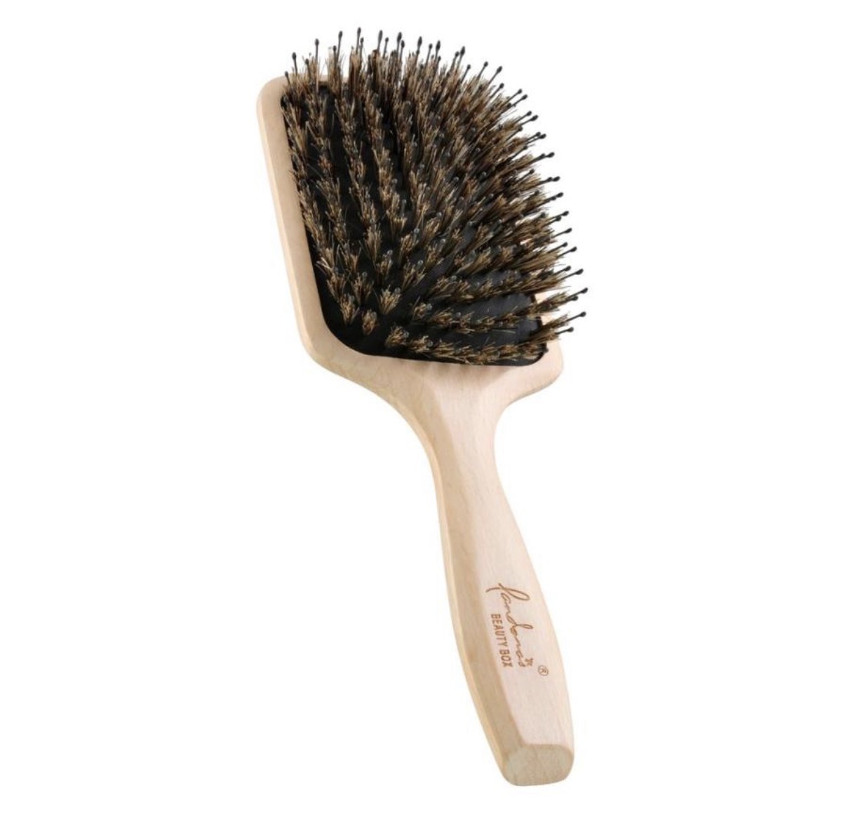 【激烈大優惠】JP 天然櫸木野豬鬃負離子尼龍針髮梳 5222 TK260330