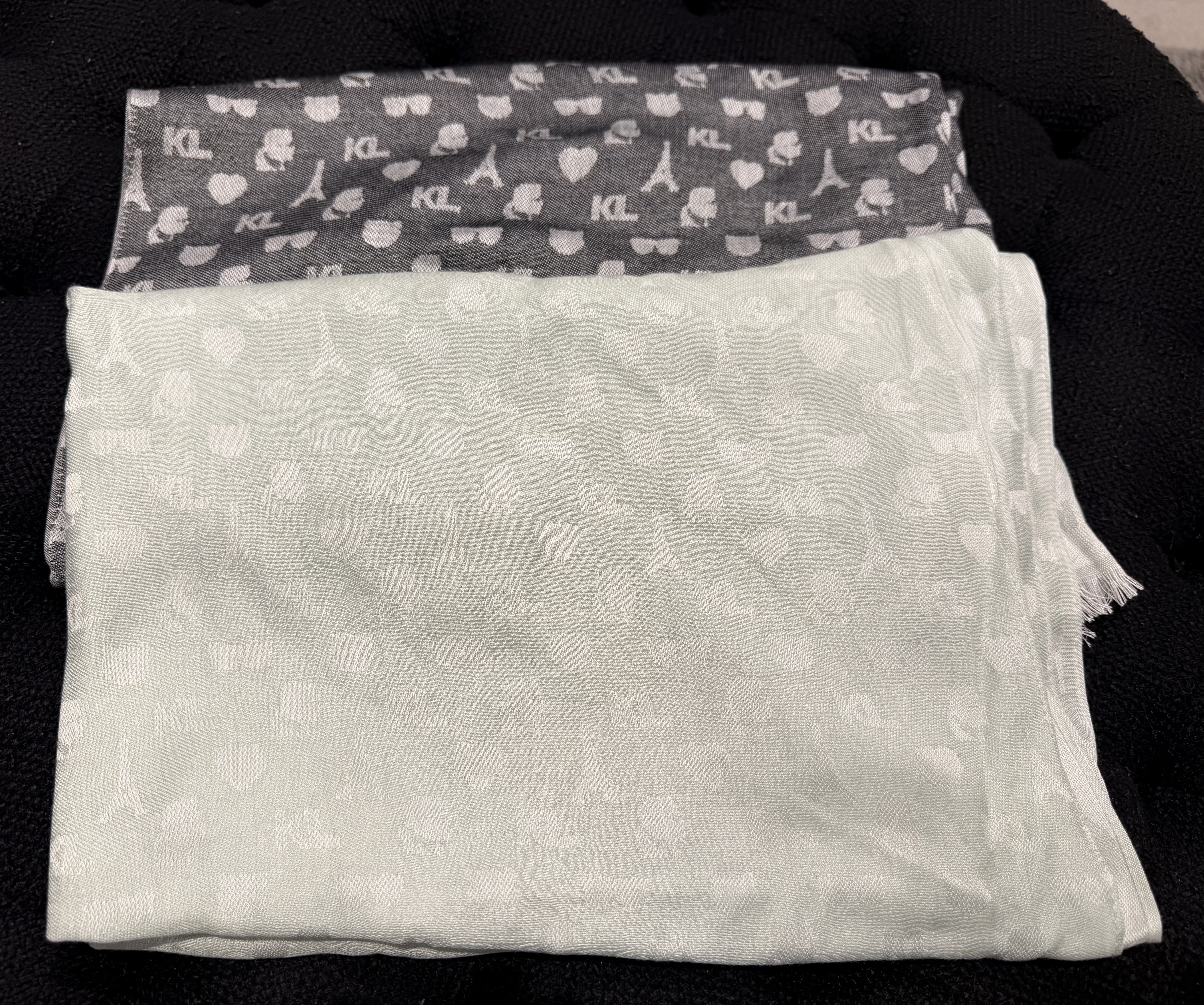 Karl Lagerfeld 圍巾 (老佛爺滿版) KL95