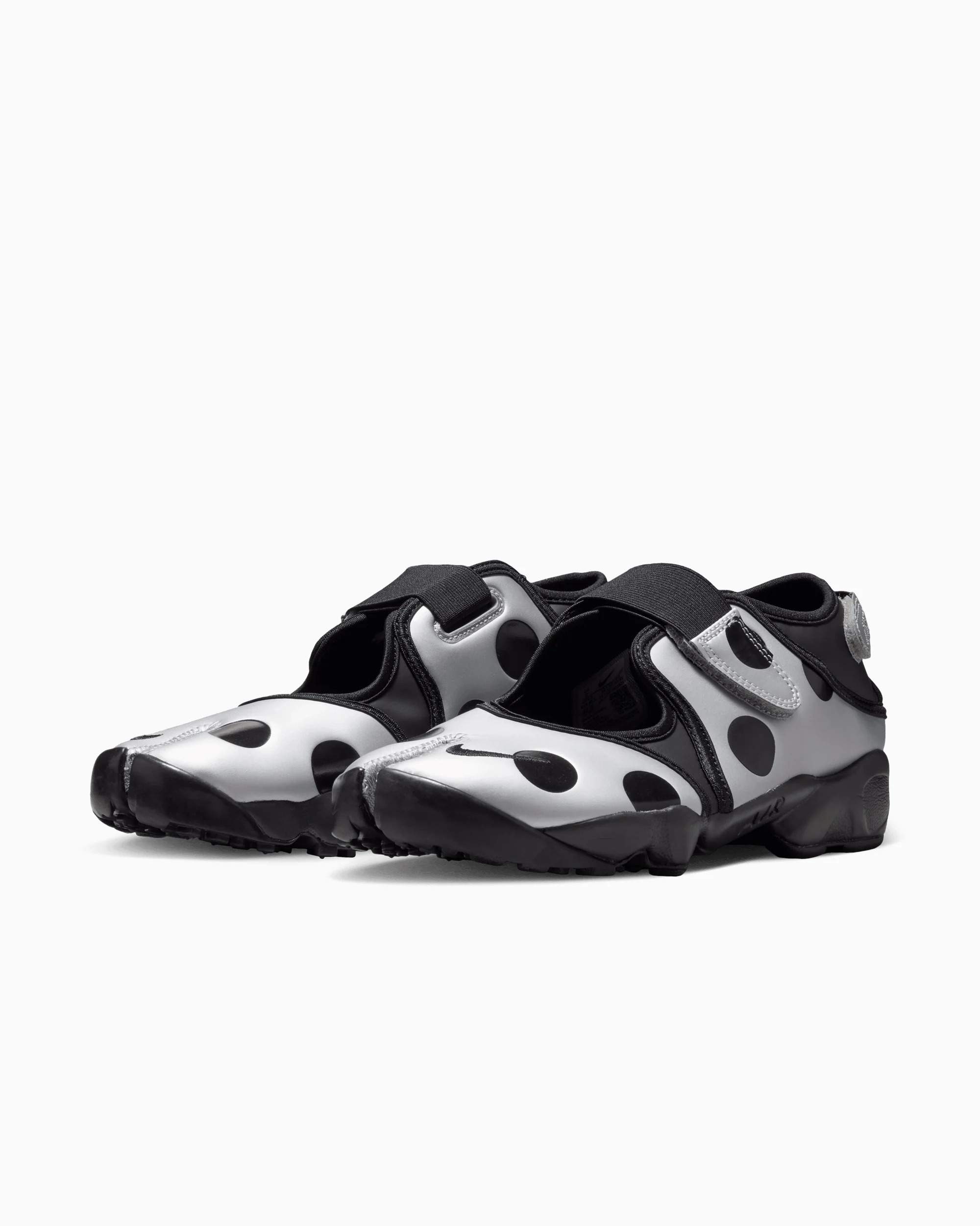 預購┃NIKE WMNS AIR RIFT 點點 分趾鞋 銀 黑 忍者鞋