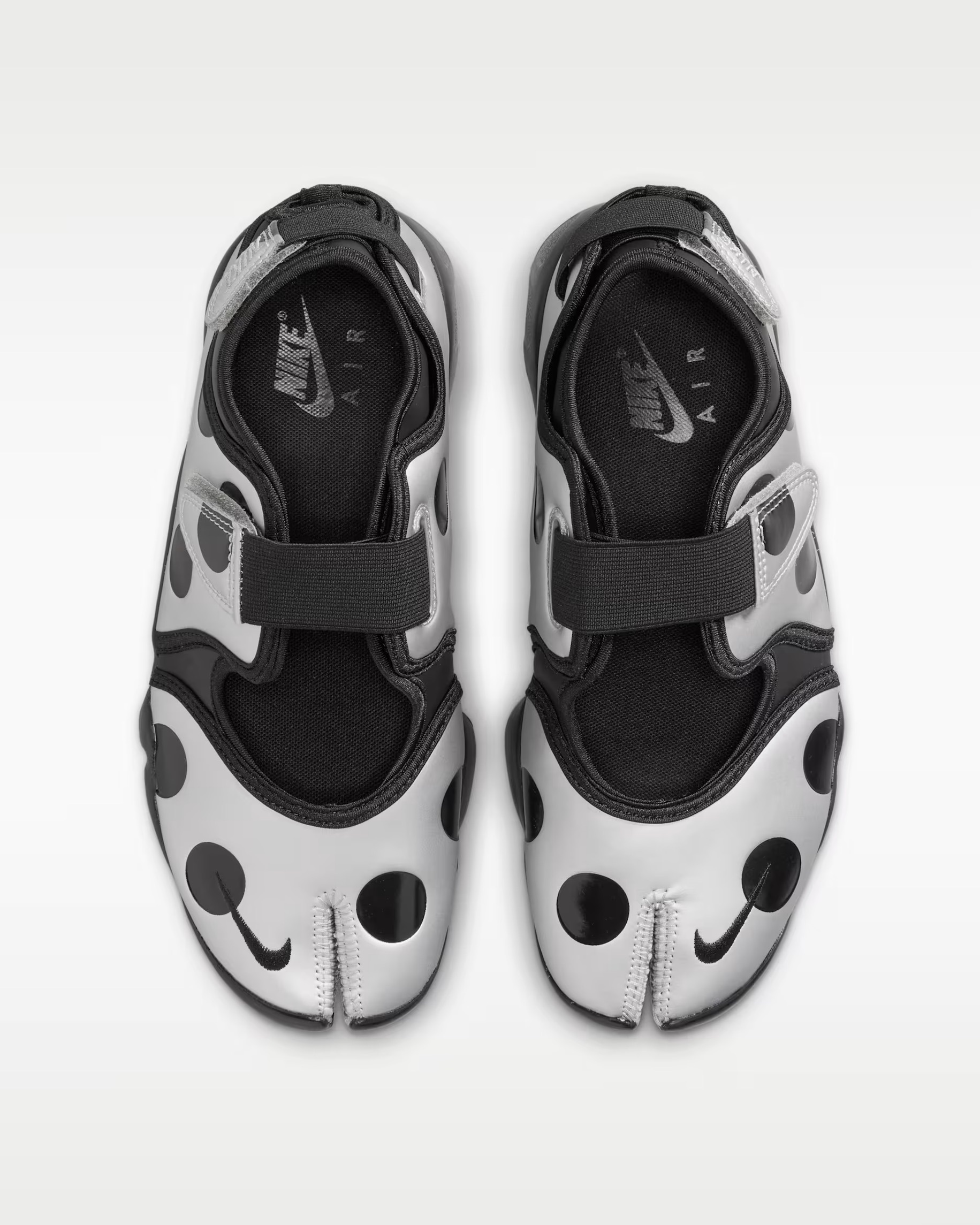 預購┃NIKE WMNS AIR RIFT 點點 分趾鞋 銀 黑 忍者鞋