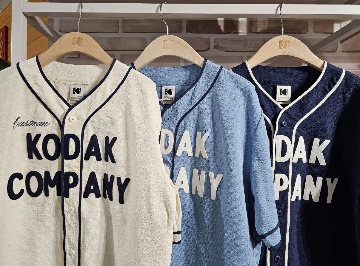 【韓國🇰🇷限時連線 收單至4/2 中午12:00準時收單 ✈️ 】Kodak 柯達 滾邊設計 短袖 棒球 襯衫 罩衫 K6223LWT31