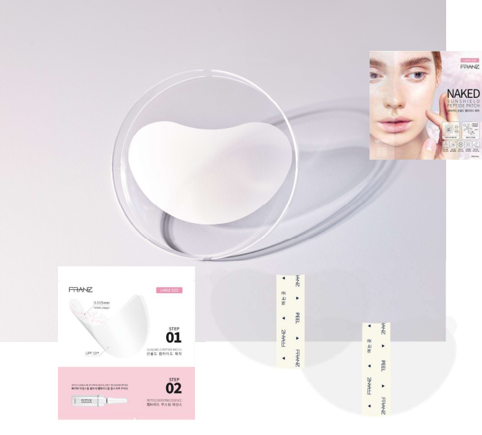 BN260330-N4-FRANZ Naked sunshield peptide patch 5 Pairs (Large) (EXP 4/2027)(共4盒)