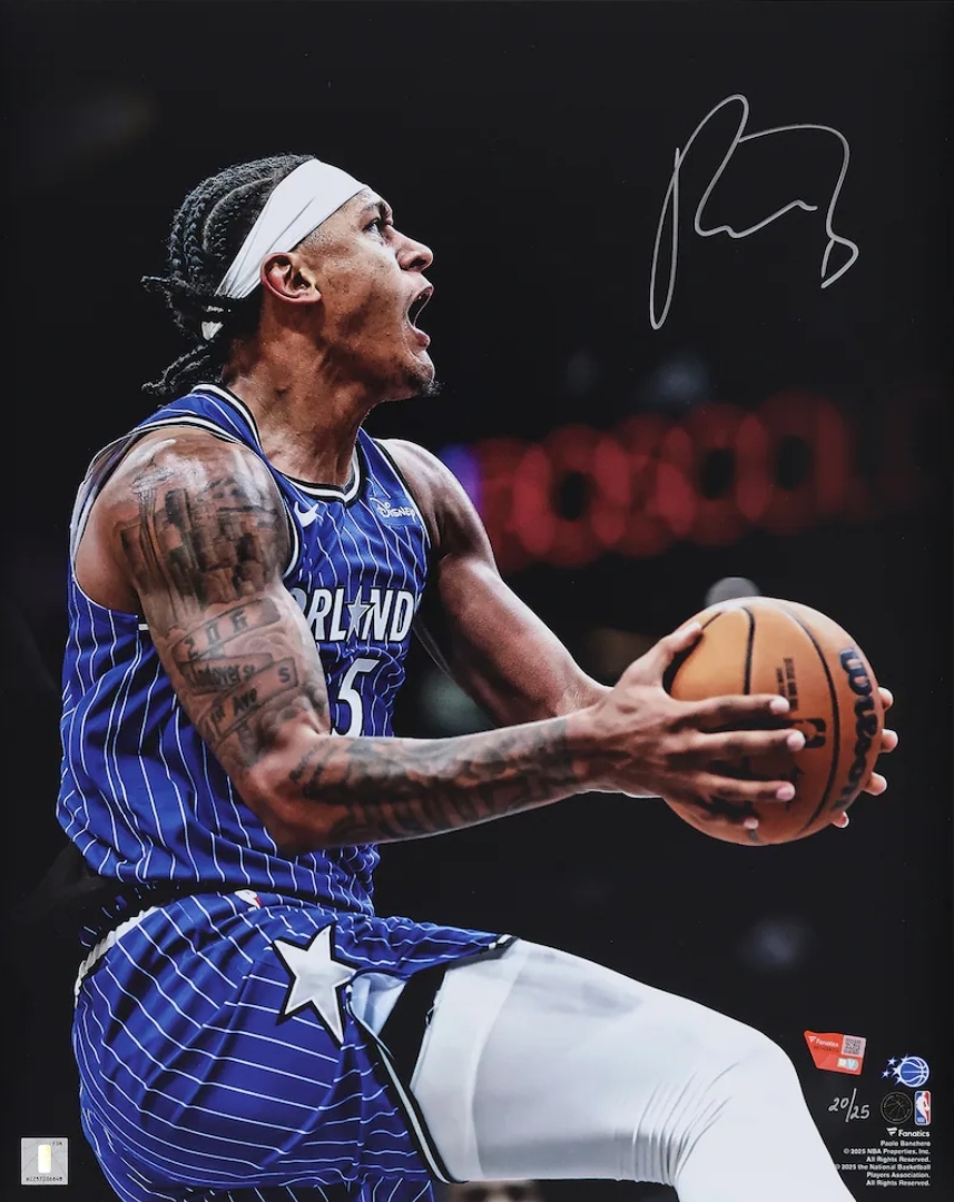Paolo Banchero Orlando Magic Autographed 16" x 20" Unleashed Photograph - Limited Edition of 25