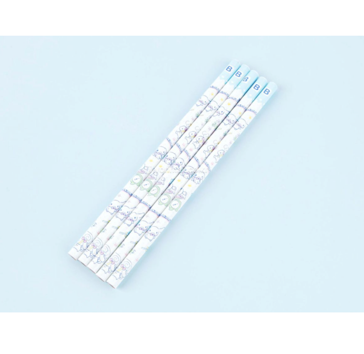 玉桂狗鉛筆5支裝 包裝隨機發放