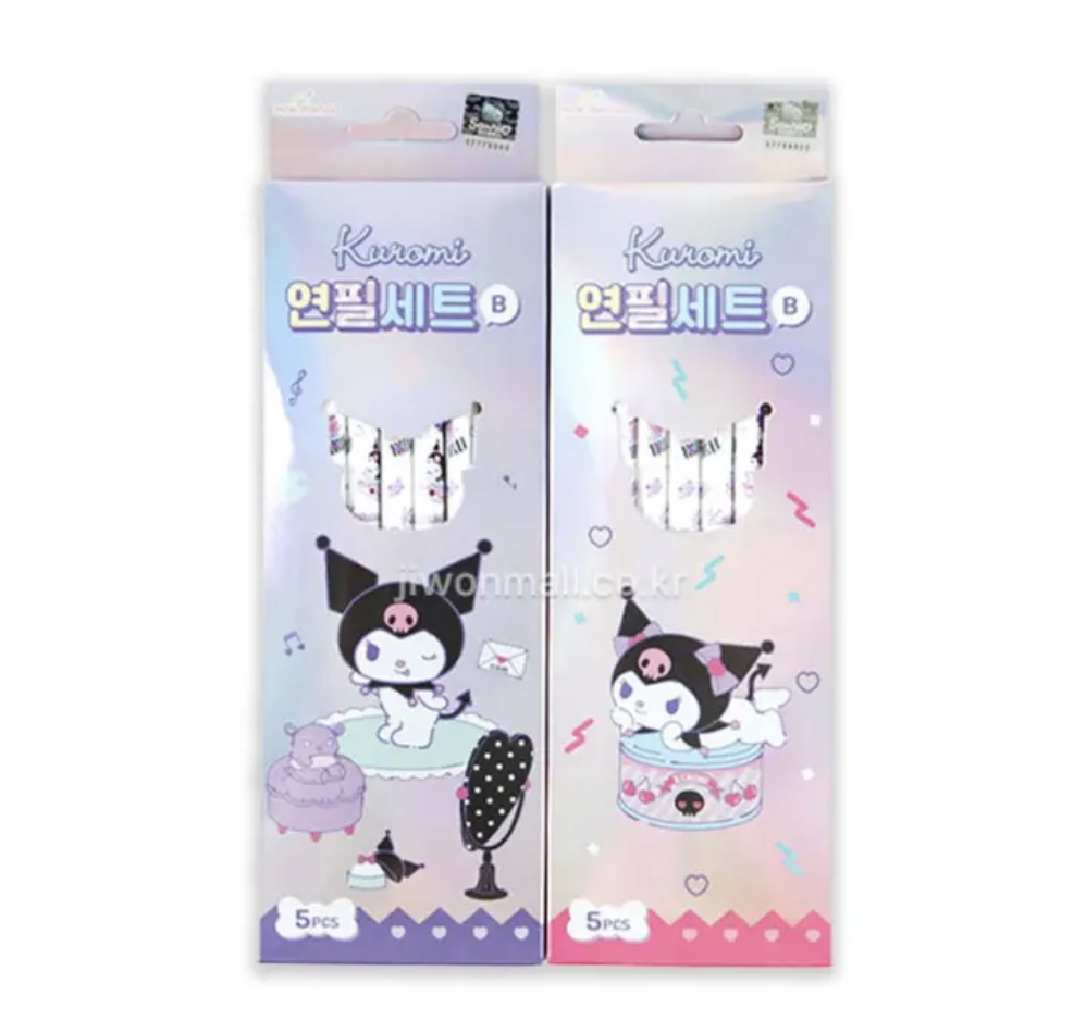 Kuromi 鉛筆5支裝 包裝隨機發放